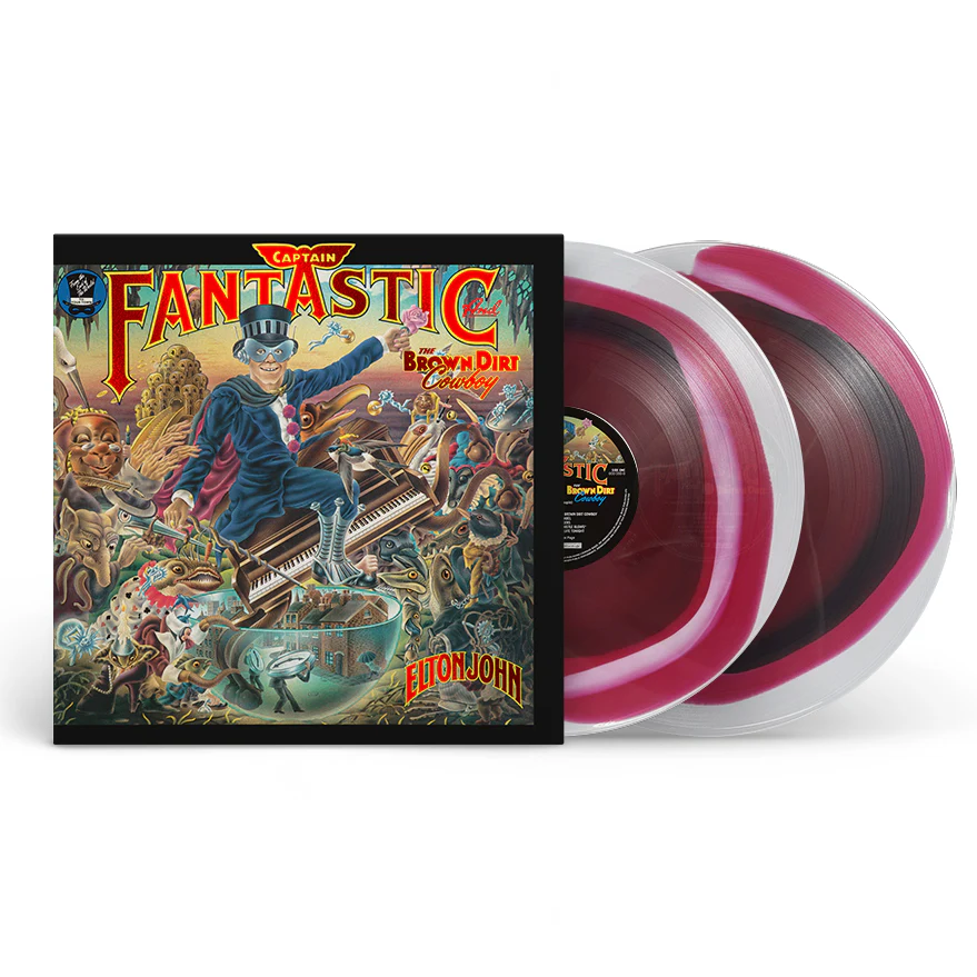 BUNDLE: Elton John / Captain Fantastic and the Brown Dirt Cowboy SDE Exclusive blu-ray audio + 2LP coloured vinyl - Image 3
